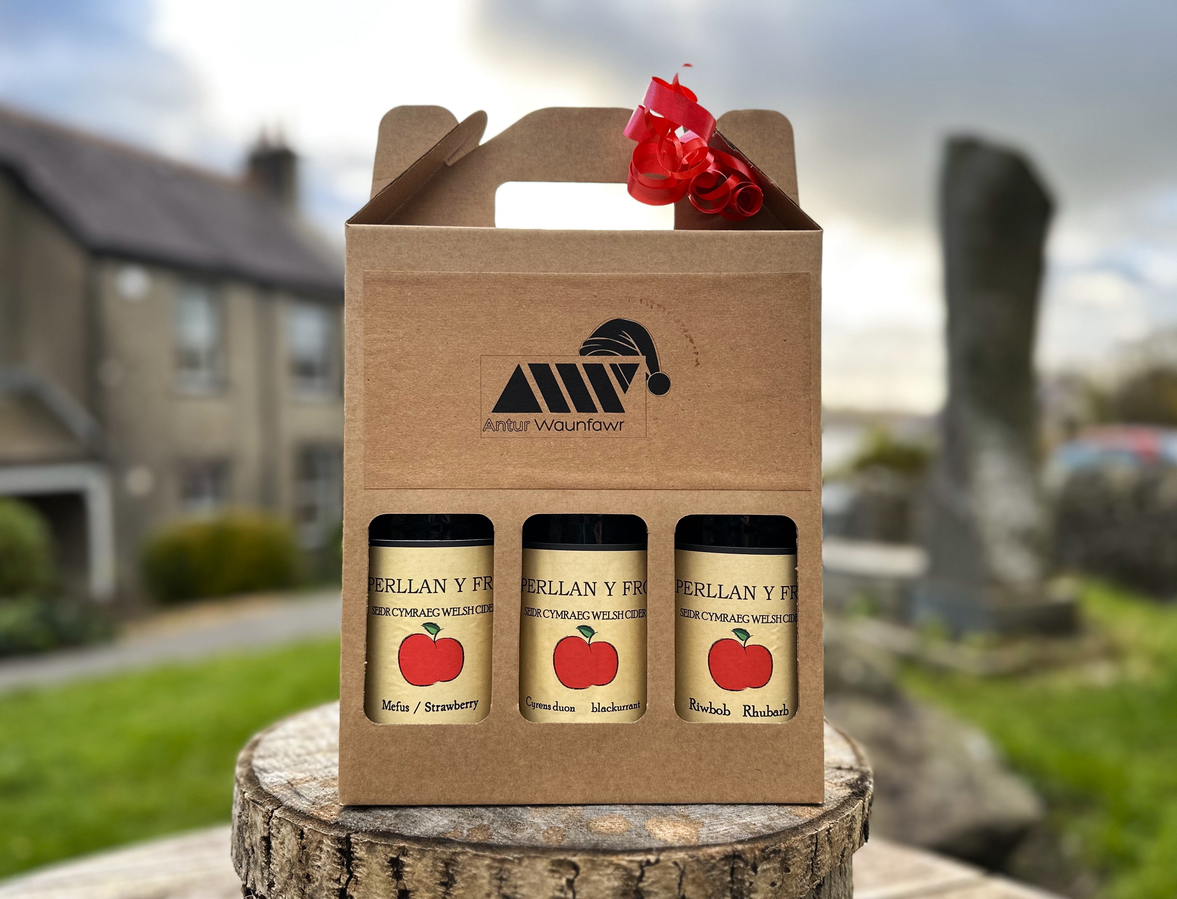 Perllan Box of three ciders 500ml – Siop Antur Waunfawr